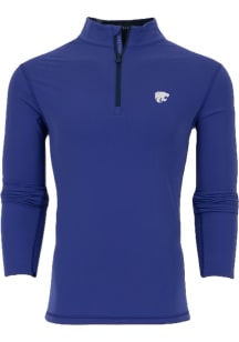 Greyson K-State Wildcats Mens Purple Tate Long Sleeve Qtr Zip Pullover