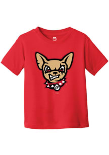 Summit Sportswear El Paso Chihuahuas Toddler Red Primary Logo Short Sleeve T-Shirt