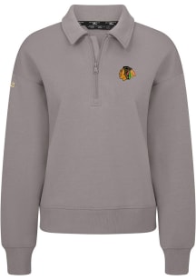 Levelwear Chicago Blackhawks Womens Grey Canmore 3D Embroidered Patch Medium Weight Jacket