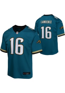 Trevor Lawrence Jacksonville Jaguars Youth Teal Nike Color Rush Football Jersey