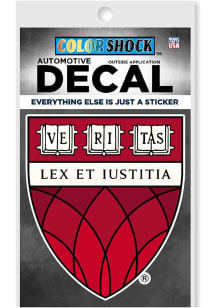 Harvard Crimson Law School Auto Decal - Crimson