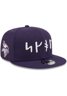 New Era Minnesota Vikings Purple NFL 2026 Sideline Rivalries Collection 9FIFTY Mens Snapback Hat