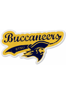 East Tennesse State Buccaneers Distressed Sport Shape Pennant - White