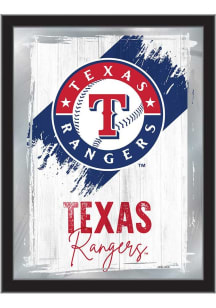 Texas Rangers Paint Brush Hanging Back Bar Mirror