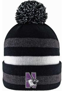 LogoFit Northwestern Wildcats Black Primetime Mens Knit Hat