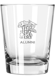 Kentucky Wildcats Alumni 15oz Rock Glass - White