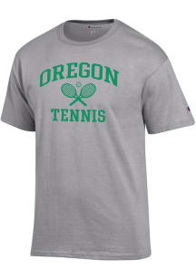Champion Oregon Ducks Grey Tennis Icon Jersey Short Sleeve T Shirt
