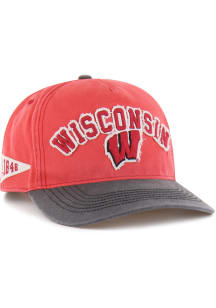 47 Wisconsin Badgers Calderwood Hitch RF Adjustable Hat - Red