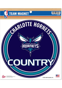 Charlotte Hornets 8" Circle Magnet