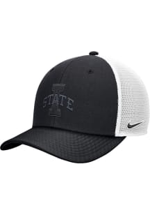 Nike Iowa State Cyclones Iowa State Blackout Trucker Adjustable Hat - Black