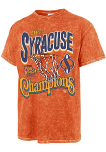 47 Syracuse Orange Orange Vintage Tubular Champions Short Sleeve Fashion T Shirt