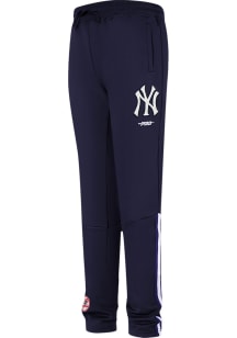 Pro Standard New York Yankees Boys Navy Blue Classic Chenille Sweatpants