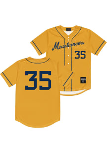 Chansen Cole  West Virginia Mountaineers Mens Gold NIL Baseball Jersey