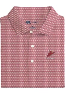 Onward Reserve Iowa State Cyclones Mens Cardinal Square Geoprint Short Sleeve Fashion Polo