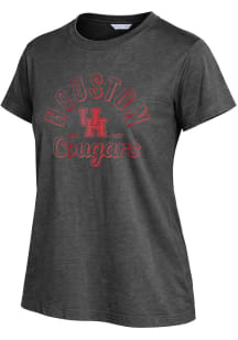 Houston Cougars Womens Grey Darby Short Sleeve T-Shirt