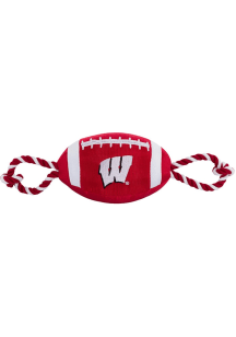 Wisconsin Badgers Nylon Football Pet Toy