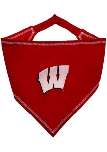 Wisconsin Badgers Tie Around Pet Bandana