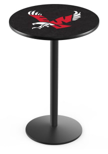 Eastern Washington Eagles Black Round Base Pub Table