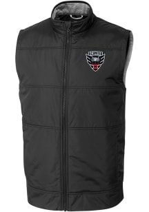 Cutter and Buck DC United Mens Black Stealth Sleeveless Jacket