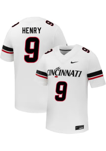 Malachi Henry  Nike Cincinnati Bearcats White NIL Name And Number Football Jersey