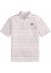 Onward Reserve Oklahoma Sooners Mens Crimson Tour Stripe Short Sleeve Fashion Polo