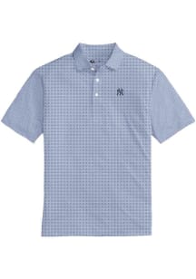 Onward Reserve New York Yankees Mens Light Blue League Short Sleeve Fashion Polo