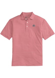 Onward Reserve Ohio State Buckeyes Mens Red Range Short Sleeve Fashion Polo