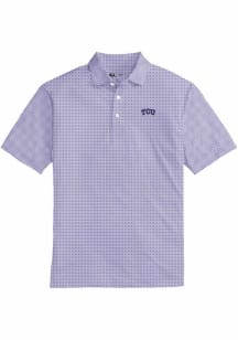 Onward Reserve TCU Horned Frogs Mens Purple League Short Sleeve Fashion Polo