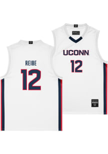 Eric Reibe  Campus Ink UConn Huskies Youth NIL Navy Blue Basketball Jersey