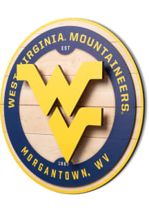 West Virginia Mountaineers 3D Sign - Navy Blue