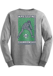 Summit Sportswear MAC Grey Wrestling Championship 2026 Long Sleeve T Shirt