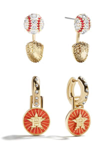 Houston Astros Set 2 Womens Earrings