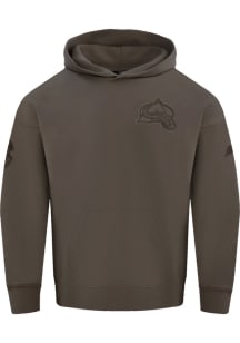 Pro Standard Colorado Avalanche Mens Brown Neutral Fashion Hood