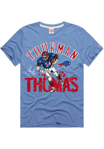 Thurman Thomas Buffalo Bills Light Blue Signature Short Sleeve Fashion Player T Shirt