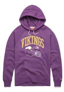 Homage Minnesota Vikings Mens Purple Helmet Fashion Hood