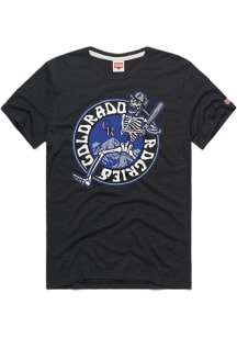 Homage Colorado Rockies Purple Grateful Dead Short Sleeve Fashion T Shirt