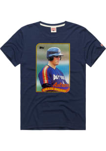 Craig Biggio Houston Astros Navy Blue Player Card Short Sleeve Fashion Player T Shirt