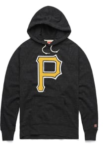 Homage Pittsburgh Pirates Mens Charcoal Hoodie Fashion Hood