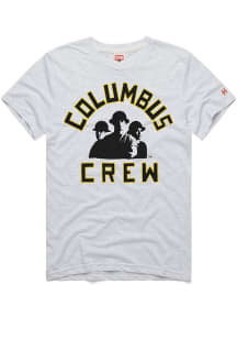 Homage Columbus Crew Ash Hardest Working Team Short Sleeve Fashion T Shirt