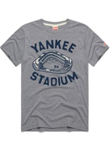 Homage New York Yankees Grey Stadium Short Sleeve Fashion T Shirt