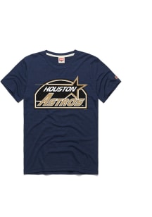 Homage Houston Astros Navy Blue 90s Logo Short Sleeve Fashion T Shirt