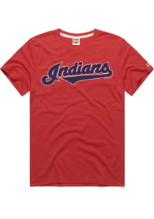 Homage Cleveland Guardians Red Indians Wordmark Short Sleeve Fashion T Shirt