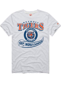 Homage Detroit Tigers White 1984 World Champions Short Sleeve Fashion T Shirt