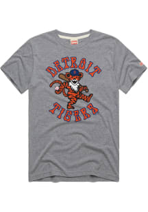 Homage Detroit Tigers Grey Grateful Dead Short Sleeve Fashion T Shirt