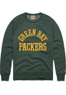 Homage Green Bay Packers Mens Green Classic Long Sleeve Fashion Sweatshirt
