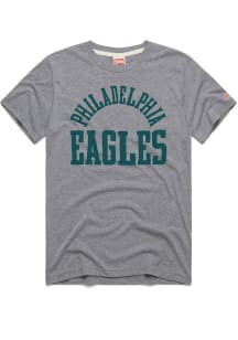 Homage Philadelphia Eagles Grey Training Camp Short Sleeve Fashion T Shirt