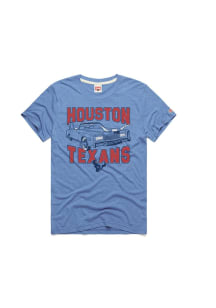 Homage Houston Texans Light Blue Hyper Local Short Sleeve Fashion T Shirt