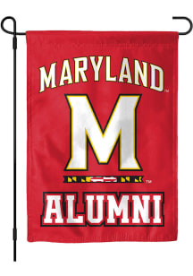 Maryland Terrapins Alumni Garden Flag - Red