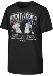 Aaron Judge  Outer Stuff New York Yankees Youth Black World Series 2024 Matchup Judge Vs Ohtani Sh..
