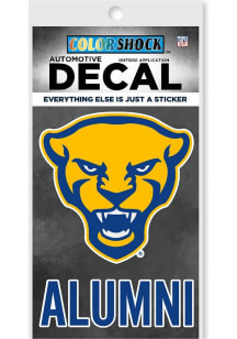 Pitt Panthers Alumni Auto Decal - Blue